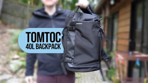 tomtoc 40l review.